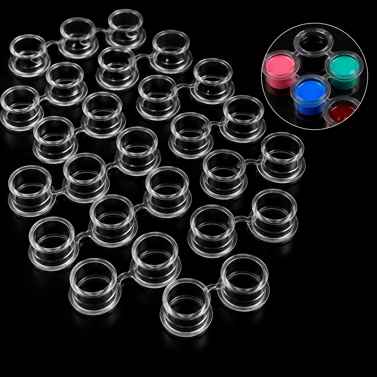 Caps para Tinta - 12 Cups