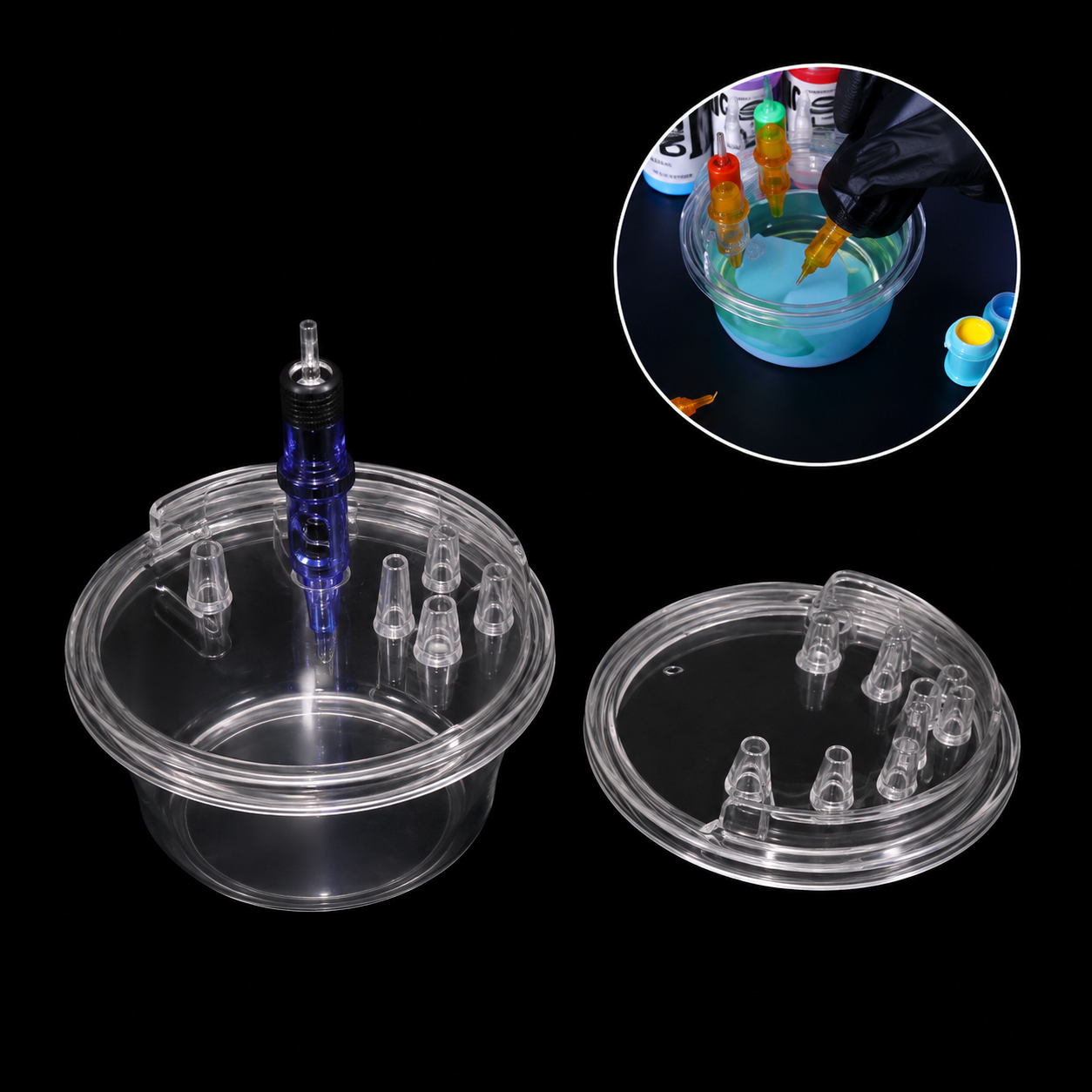 Soporte Desechable Porta Cartuchos Para Tatuar Tattoo
