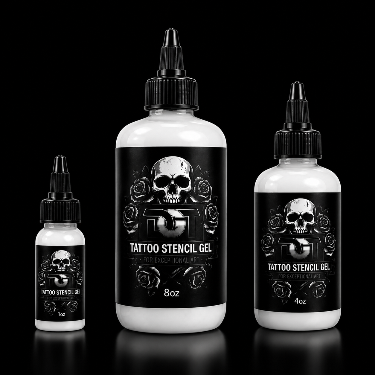 Pega Stencil Gel Transfer Hectográfico De Tatuaje Dgt 4oz