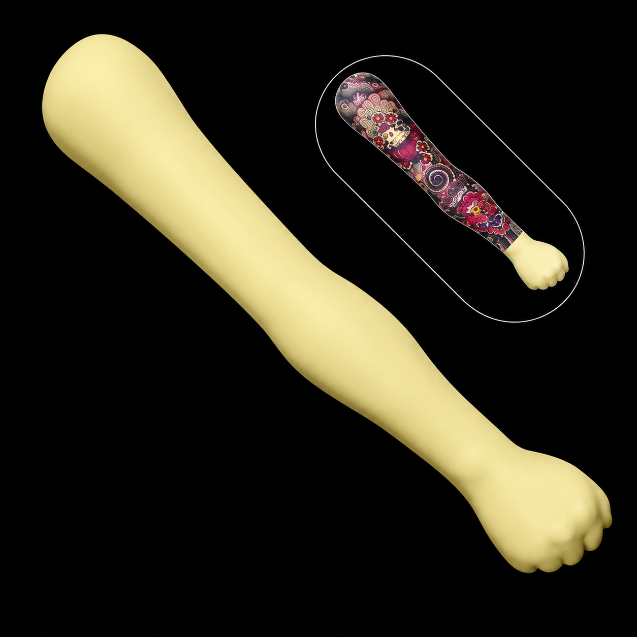 Brazo De Práctica Con Piel Sintética Para Tatuaje 3d