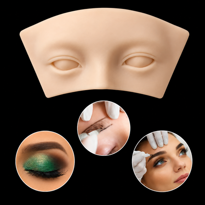 Par Ojos Silicona Micropigmentación Exhibidor Piercing