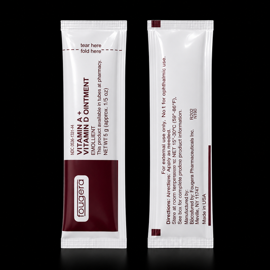 Crema Fougera Vitamina A, D Tatuaje Microblading 10 Pzs