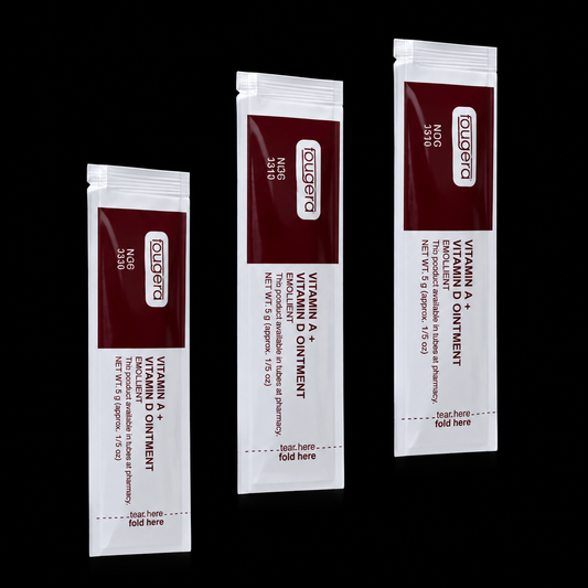 Fougera Crema Vitaminas A + D Tatuaje / Microblading 50 Pzs