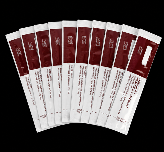 Fougera Crema Vitaminas A + D Tatuaje / Microblading 25 Pzs
