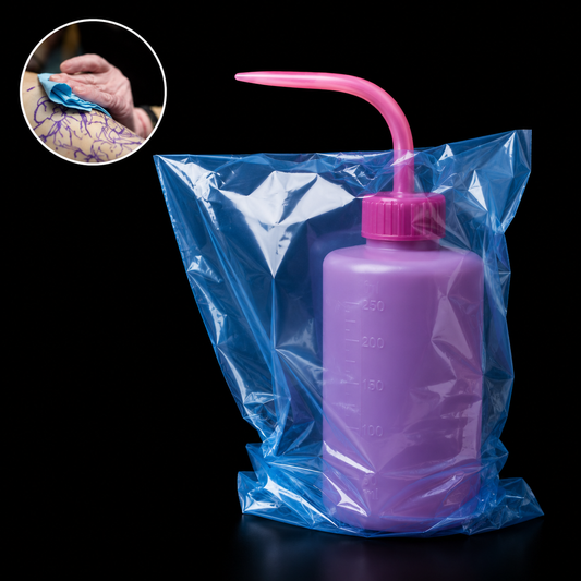 Bolsa Protección Piseta Plástico Limpieza De Tatuaje 250pcs