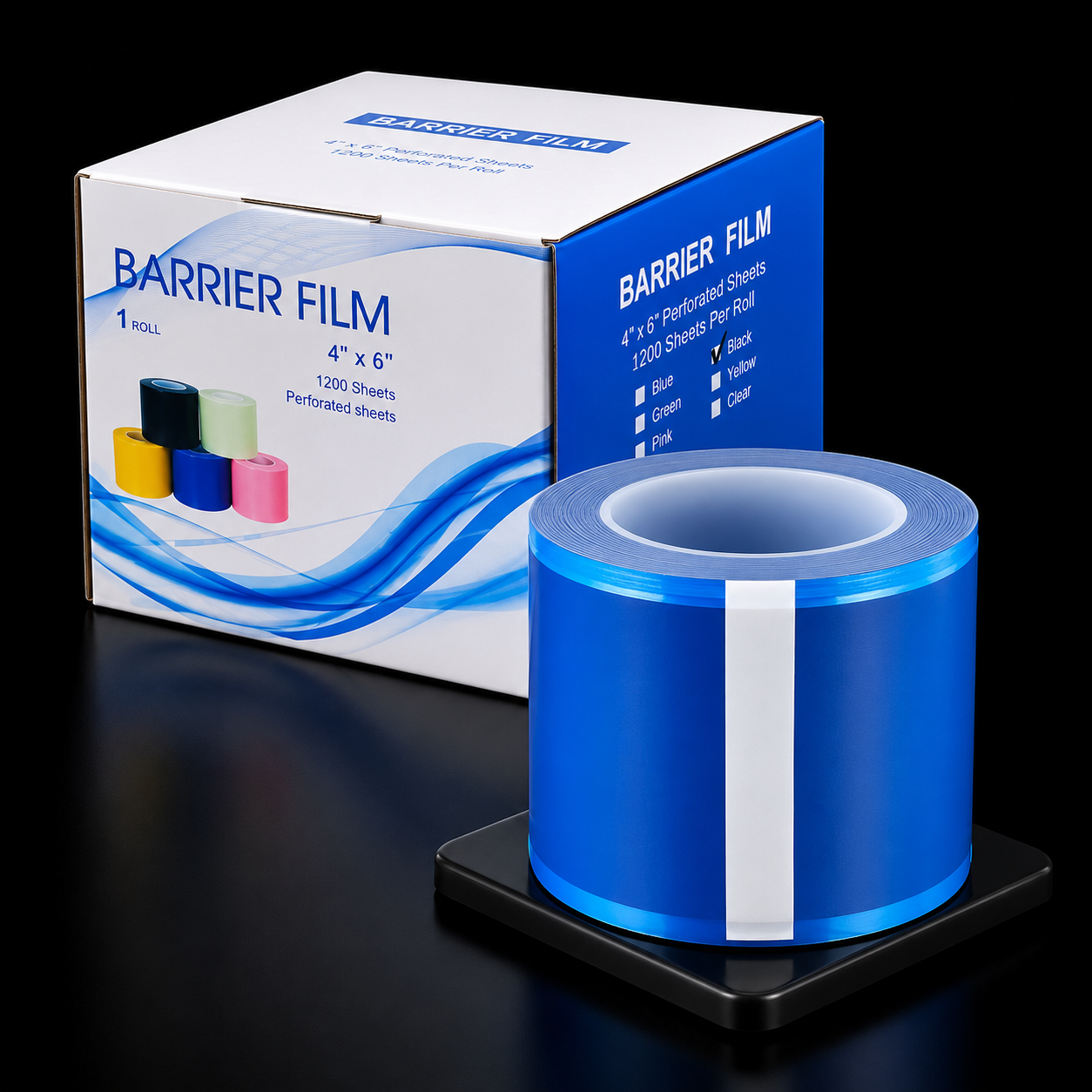 Parche Film Protector Para Insumos De Tatuaje 120 Hojas Azul