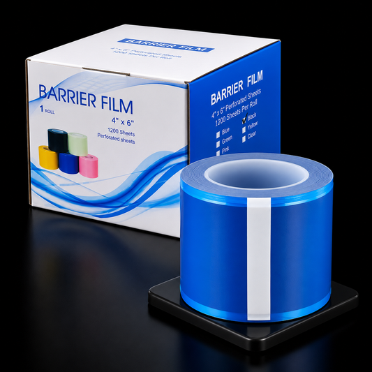 Parche Film Protector Para Insumos De Tatuaje 120 Hojas Azul