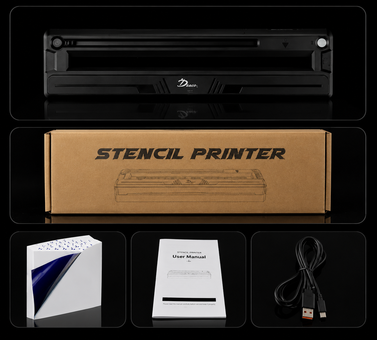 Máquina Impresora Térmica M8 Stencil