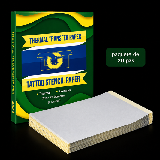 Papel Hectográfico De Transferencia Para Tatuajes | 20 Hojas Transpare