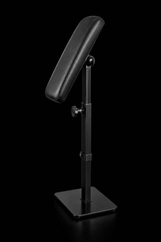Descansabrazos Para Tatuar Dragoart Individual Negro Piel Reclinable Y
