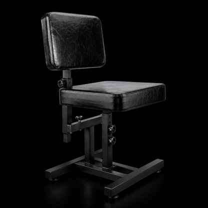 Silla De Spa Giratoria Con Respaldo Y Ruedas Para Salón, Negro