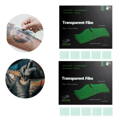 Parche Curación Film Protector Para Tatuaje 10 Pzs 15x18cm