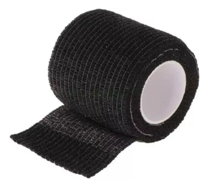 Pack 6 Cintas Kinesiológicas Autoadheribles Negras Kst 4.5m X 5cm