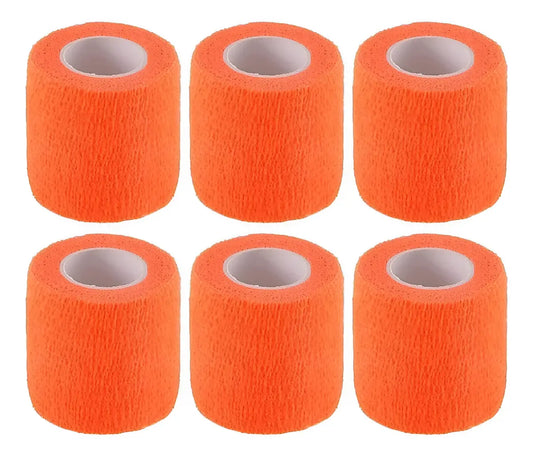 Cinta Elástica Venda Autoadherible Grip 6pz Tatuaje Colores Color Nara