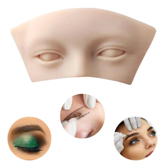 Par Ojos Silicona Micropigmentación Exhibidor Piercing