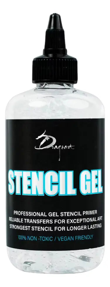 Pega Stencil Gel Transfer De Tatuaje Dragoart 8oz
